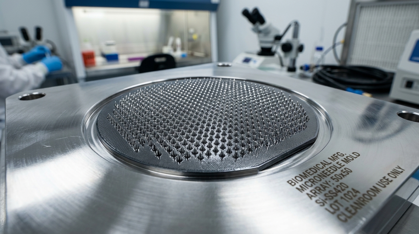 Precision Microneedle Molds & Dies